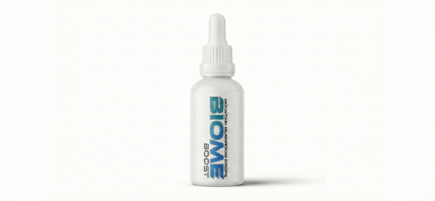 biome boost liquid turkey tail mushroom 30ml bottle