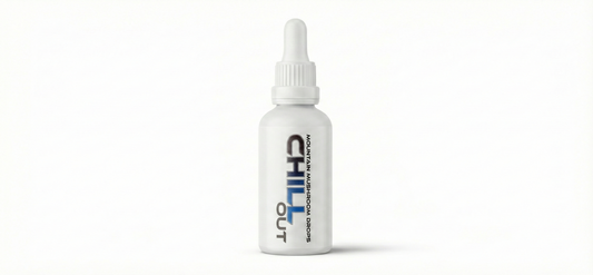 30ml Chill Out liquid Reishi Mushroom bottle