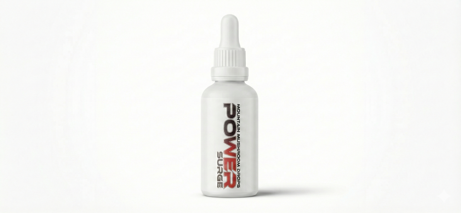 30ml Bottle of Power Surge liquid cordyceps mushroom