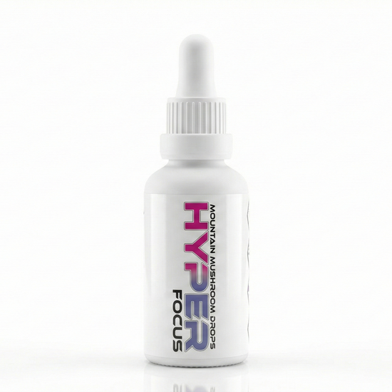 Hyper Focus Lions mane liquid 30ml bottle   view in AR